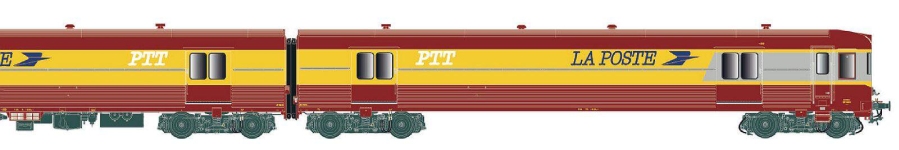 LS Models LS11521 - H0 - 2-tlg. Triebzug XP 94750 PTT, SNCF, Ep. IV-V - AC